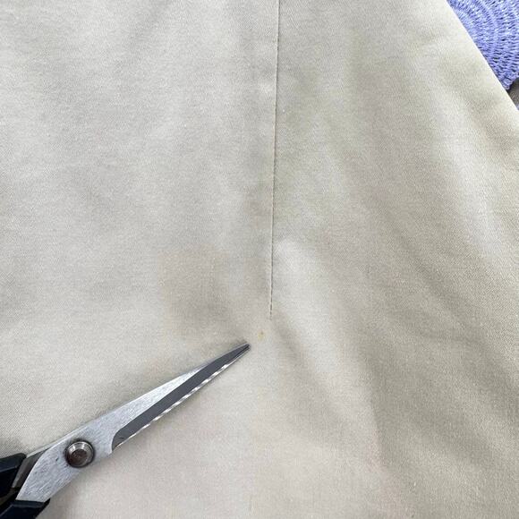 Antonio Melani Khaki Tan Lavender Purple Circle Lace Overlay Sheath Dress - Picture 10 of 12